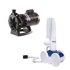 Polaris VacSweep 280 Pressure Pool Cleaner F5 & 3/4 HP Booster Pump PB4-60