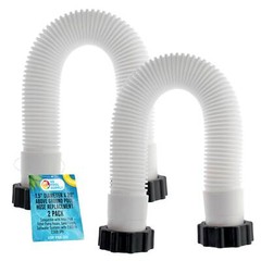 U.S. Pool Supply Above Ground Pool Hose 1.5&Prime; Diameter x 20&Prime; Long, 2 Pack