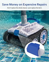 2PCS HSXTV102 Latch Kit for TracVac Suction Pool Cleaner, Top Cover Latch Cli