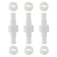 3Pack D20 Pool Cleaner Hose Swivel with D15 Nut – with Polaris Zodiac 180, 28…