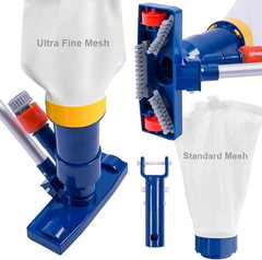 Manual Pool Vacuum for above Ground Pool Upgrade with Fine Mesh Bag& 56&Prime; Pole, H