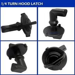 2PCS Hood Latch Toggles with Grommets and Washers Kit for Polaris RZR 570 RZR