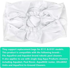 Pokin Pool Cleaner Replacement Fine Filter Bag Compatible with Aquabot…
