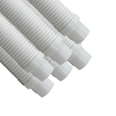 Puri Tech Pool Cleaner Vac Hose Kreepy Krauly Barracuda 1.5in x 4ft White 6 pk