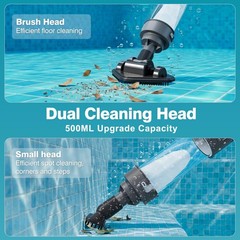 Handheld Spa Hot Tub Vacuum, Cordless Small Above Ground Pool Vacuum Cleaner …