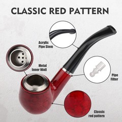 Scotte Captain Pipe Red 1 Count (Pack of 1),