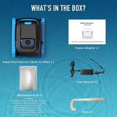 AIRROBO CP40 Vacuum Pool Waterline Robot Automatic for Floor Walls Cleaner APP