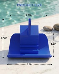 2PCS HSXTV102 Latch Kit for TracVac Suction Pool Cleaner, Top Cover Latch Cli