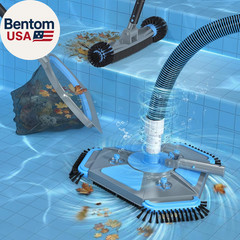 4-In-1 Deluxe Swimming Pool Cleaning Kit – Includes Upgrade Triangular Pool Vacu