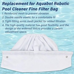 Upgrade Pool Cleaner Fine Filter Bag Replacement for Aquabot/Aqua Bag…