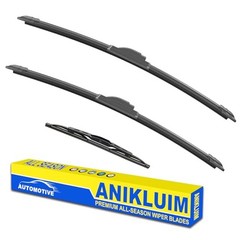 13&Prime;+ 13&Prime; Wiper Blades with 17&Prime; Rear Wiper Blades Set Replacement for 1997