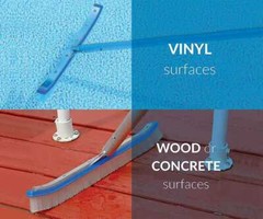 Premium Aluminium Swimming Pool Cleaning Brush Head Heavy Duty Wall Floor In USA