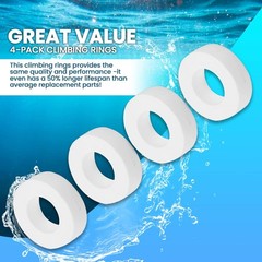 The Climbing Ring Replacement for (Compatible with) Maytronics Large, White