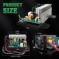 RV 55 Amp Converter – wf-8955an Power Converter Assembly WF-8955-MBA