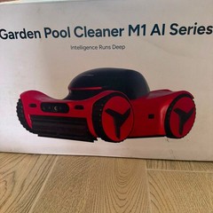 iGarden M1 AI Series Robotic Pool Cleaner AI-Powered Dual Suction Red/Black