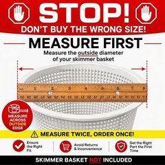 Pool Skimmer Cyclone Basket Enhancer 7 Inch Fits Any Pool Water Level Improve…