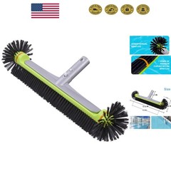 Ergonomic 17.5&Prime; Pool Brush with Hemispherical Bristles for Efficient Cleaning