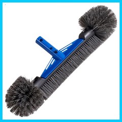 20&Prime; Pool Brush Head with Reinforced Aluminum Bracket – Wall & Floor Cleaner H…