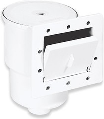 Swimline Thru-Wall Pool Skimmer Kit ABS White for Above Ground Pool Maintenance