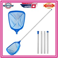 Tavaleu Deep Pool Skimmer Net with Reinforced Frame for Leaf and Debris Removal