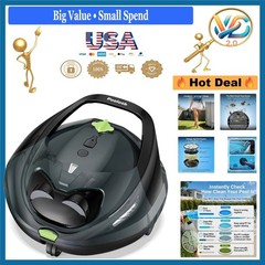 PF1 Cordless Pool Vacuum Cleaner Robot for Above & In-Ground Pools