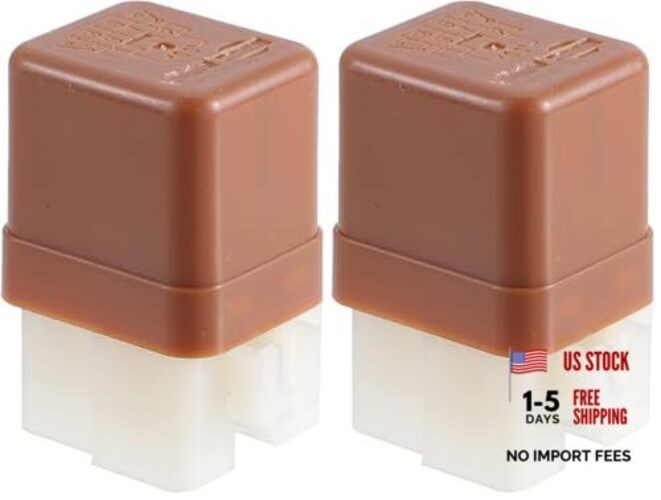 Pack of 2 Brown Car Motor Relay Replacement Fits for Nissan Titan