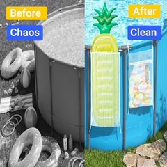 Poolside Pool Float Storage!-Pack Pool Mesh Storage Bags for Pool 6