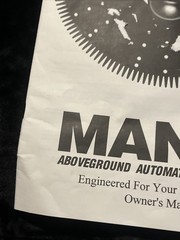 MANTA Above Ground Automatic Pool Cleaner User Manual Instructions Guide