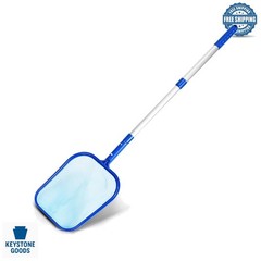 Adjustable Telescopic Pool Skimmer Net – Fine Mesh for Easy Surface Cleaning