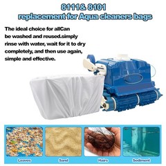 Pool Cleaner Replacement Fine Filter Bag for Aquabot Filter Bag A8111PK | Pool V