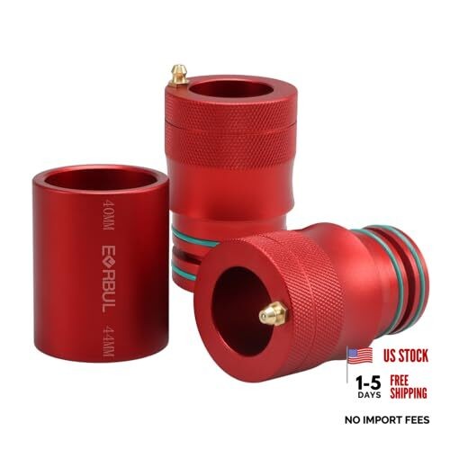 Upgraded 40mm & 44mm Wheel Bearing Greaser Tool with Storage Tube, UTV Front