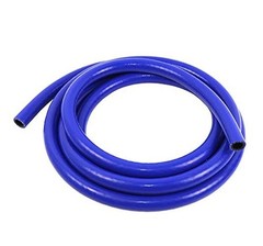 Universal 10ft 1-Ply Reinforced High Temperature Silicone Vacuum Hose 13mm Blue