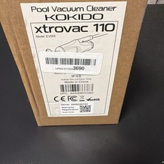 KOKIDO XTROVAC 110 Rechargeable Handheld SWIMMING Pool Vacuum Set No Charger