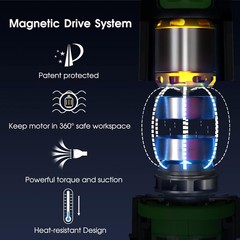 Spa Vacuum Rechargeable Hot Tub Magnetic Drive Ultra Suction
