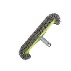 Pool Brush Head 7 Rows Nylon Bristles For Pool Wall Steps Corner Cleaning 17.5&Prime;