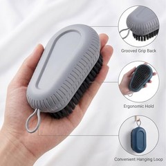 Heavy Duty Nail Brushes for Fingernails – 2 Pack with Hand Scrub Brush