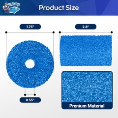 MUSCCCM for Polaris Pool Cleaner Parts, 12 Pack 12 (Blue), Blue-12