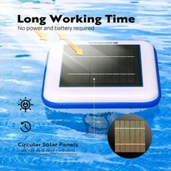 Solar Pool Ionizer Chlorine-Free Sun Shock & Water Purifier Up to 35,000 Gal