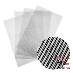 -Pack Silver Aluminum Mesh Screen 8&Prime; x 13&Prime;, 0.016&Prime; Thick 3x4mm Rhombus 4