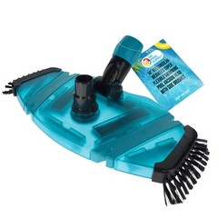 14&Prime; Rectangular Weighted Super Flexible Swimming Pool Vacuum Head – Side Brushes