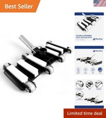 Flexible Pool Vacuum Head with Chrome Handle – Effortless Cleaning for All Pools