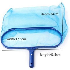 Pool Skimmer Net Heavy Duty Leaf Rake Cleaning Tool Fine Mesh Net Bag Catcher