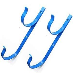 2 Pack Pool Pole Hanger for Fence Pool Equipment Hooks Tool Organizer