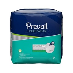 Prevail Extra Absorbency Underwear Diaper, 2X-LARGE, PV-517 12/Pack, 6 Packs