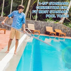 Rust-Resistant 10.5 Foot Pool Cleaning Pole – Compact & Universal Fit