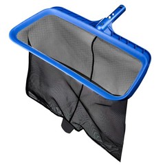 Pool Skimmer Net Heavy Duty Diamond Mesh Leaf Rake for Debris 15.5in Basket