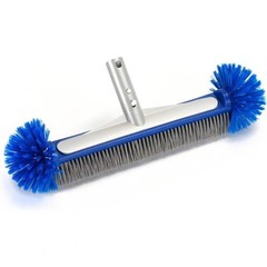 Swimming Pool Brush Head Corner Cleaning Semi Spherical Bristles Tile Scrubber