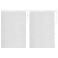 2 Pack 24×16 Inch Pool Leaf Vacuum Net Bag Replacement for Swimming Pool
