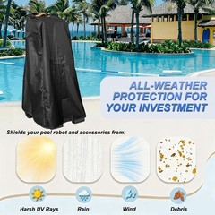 Robotic Pool Cleaner Caddy Cover Outdoor Waterproof Vacuum UV Dust Protector
