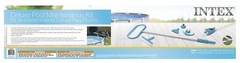 Intex Deluxe Pool Vacuum Maintenance Kit with Curved Wall Brush and Pole